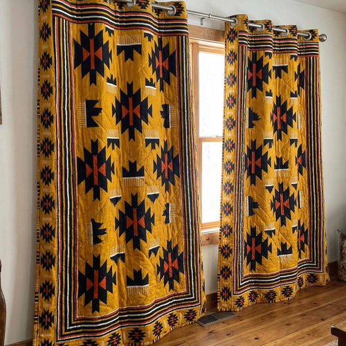 Desert Sun Quilted Curtains NCU0DX040