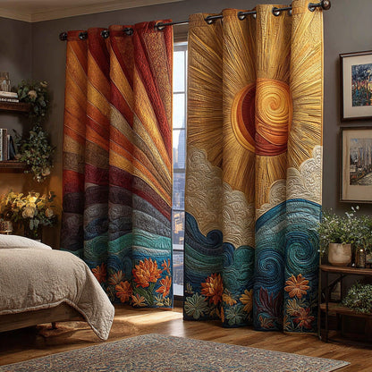 Desert Sunrise Quilted Curtains NCU0DH722