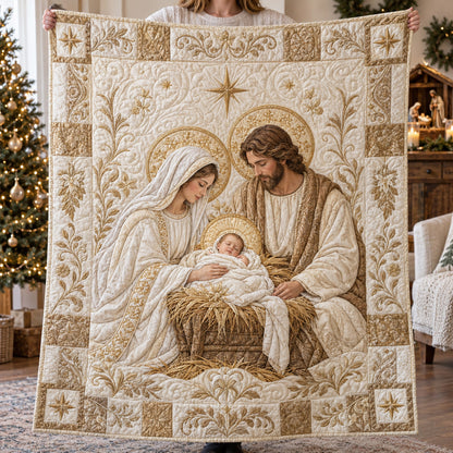 Divine Nativity Quilted Blanket SN0TV803