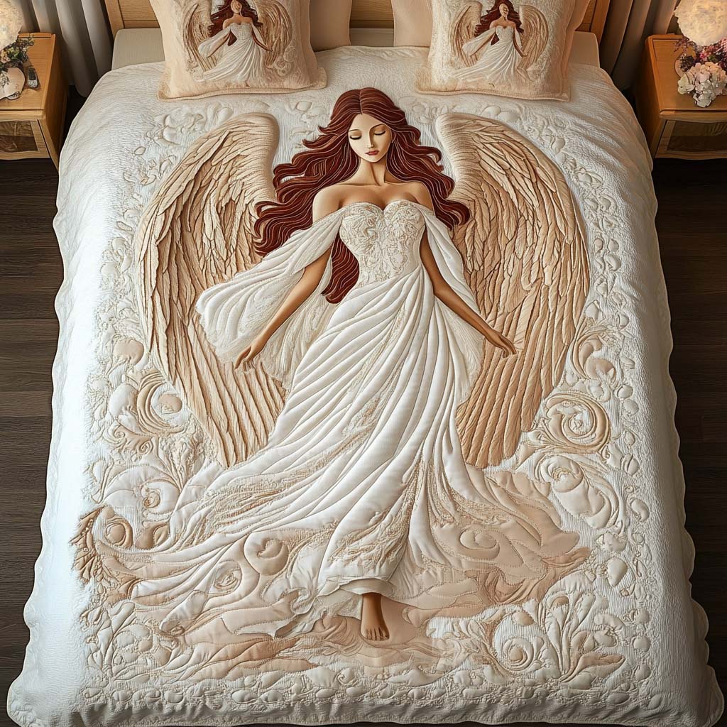 Divine Serenity 3-Piece Quilted Bedding Set NCU0NT2357
