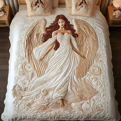 Divine Serenity 3-Piece Quilted Bedding Set NCU0NT2357
