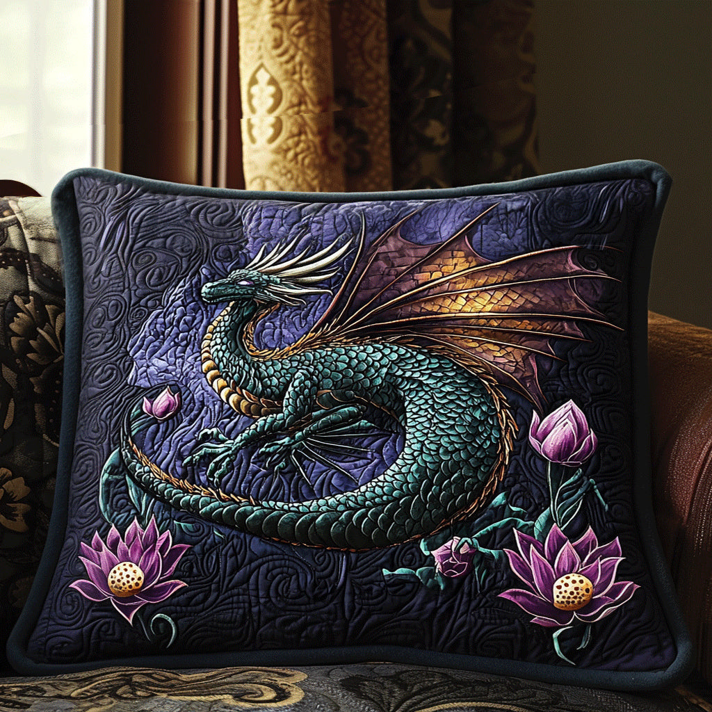 Dragon Realm Quilted Bedding Pillow Case NCU0DV6469