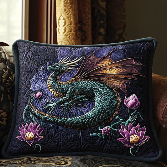 Dragon Realm Quilted Bedding Pillow Case NCU0DV6469