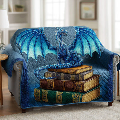 Dragon Scroll Whisper Quilted Sofa Cover NCU0NTD916