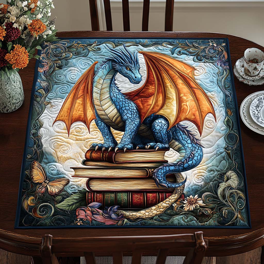 Dragon Sunset Quilted Table Topper NCU0DDK570