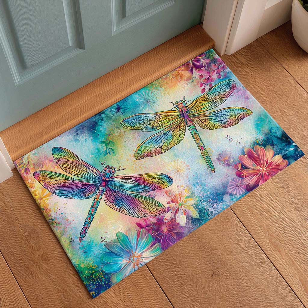 Dragonfly Bloom Doormat NCU0DK10195