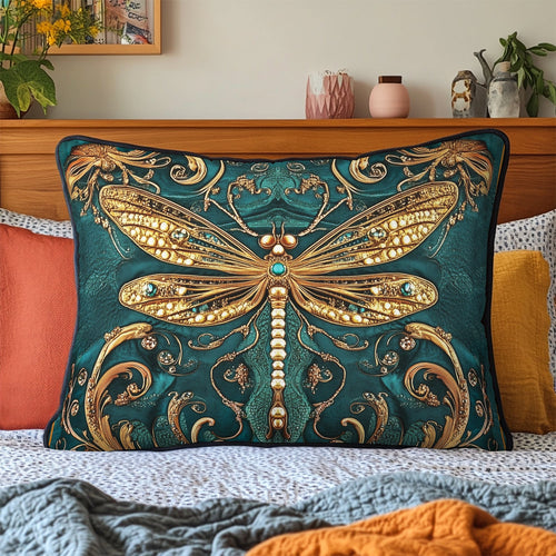 Dragonfly Dream Quilted Bedding Pillow Case NCU0VH2648