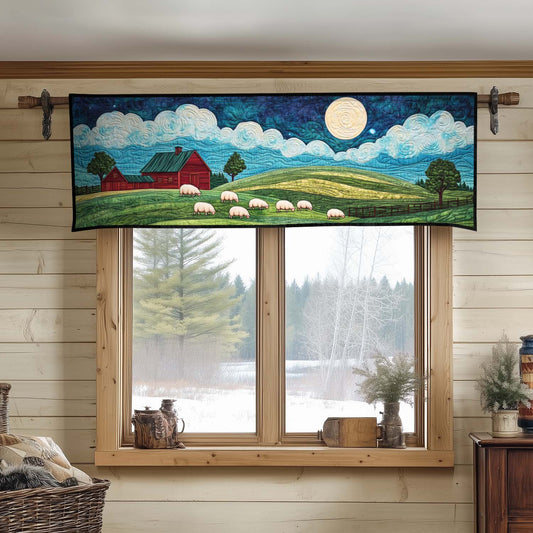 Dreamy Sheep Quilted Valance NCU0DK3972