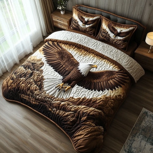 Eagle Horizon 3-Piece Quilted Bedding Set NCU0DV3087