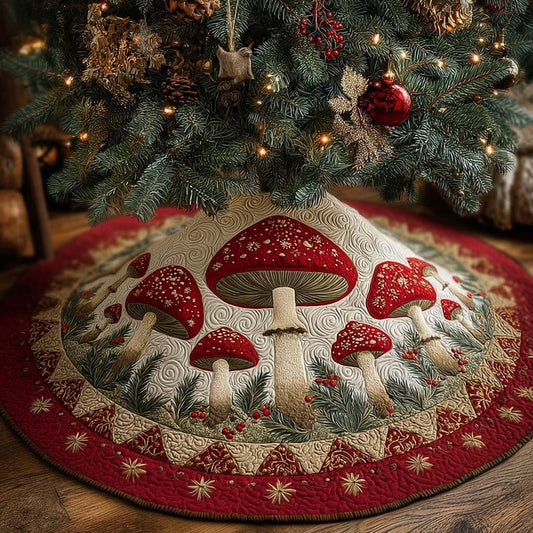Earthly Delights Christmas Quilted Tree Skirt NCU0NNT2380