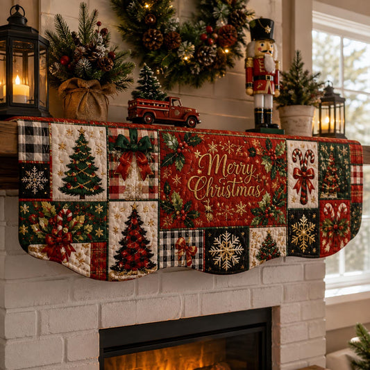 Elegant Christmas Mantel Scarf SN0DV299