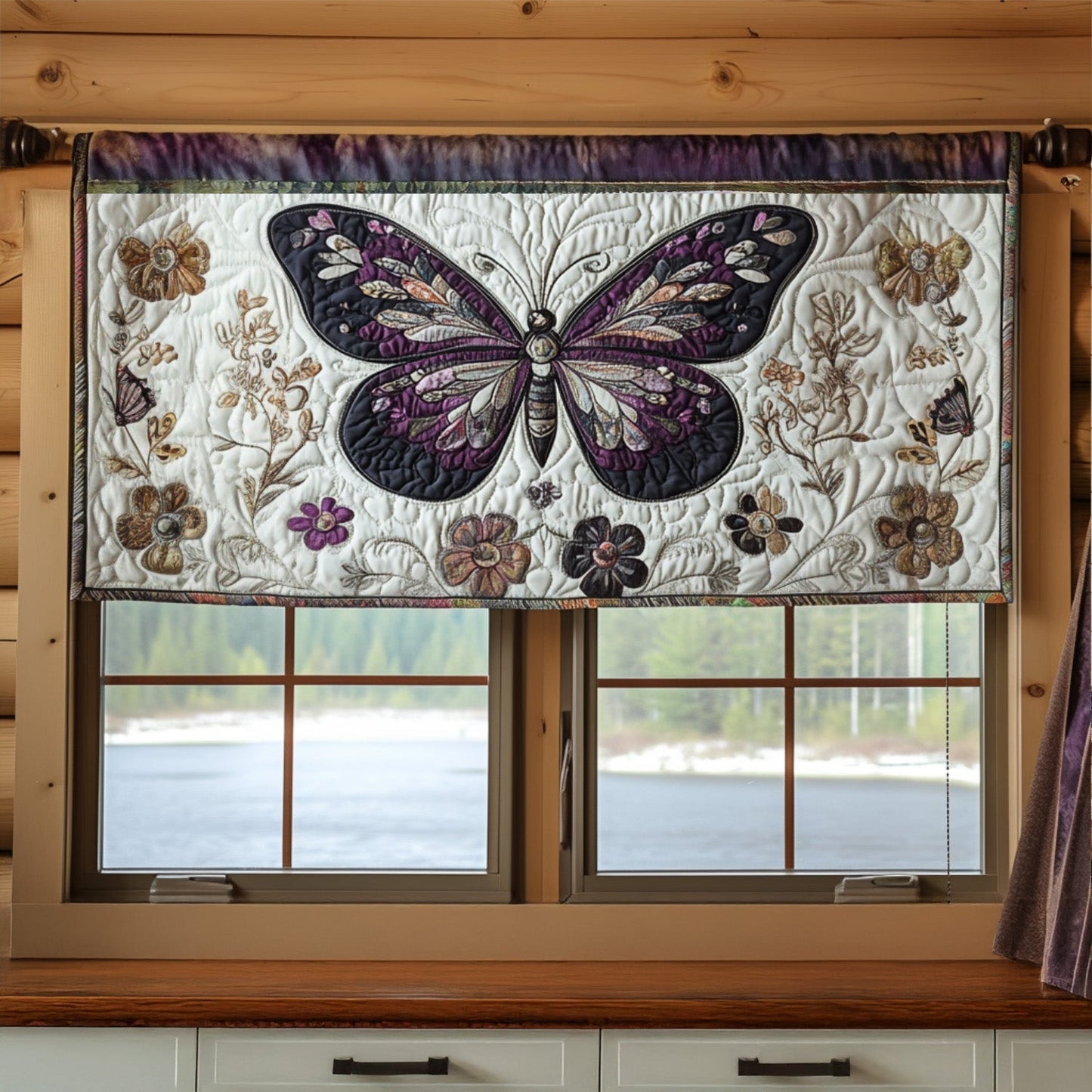 Elegant Flight Quilted Valance NCU0PT4628