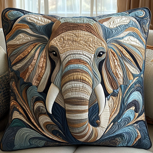 Elephant Grace Quilted Pillow Case NCU0DV1209