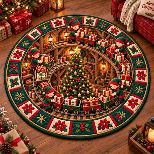 Elven Workshop Quilted Round Mat SN0HH0691