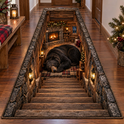 Emberwood Bear Stairway Runner Carpet SN0TV522