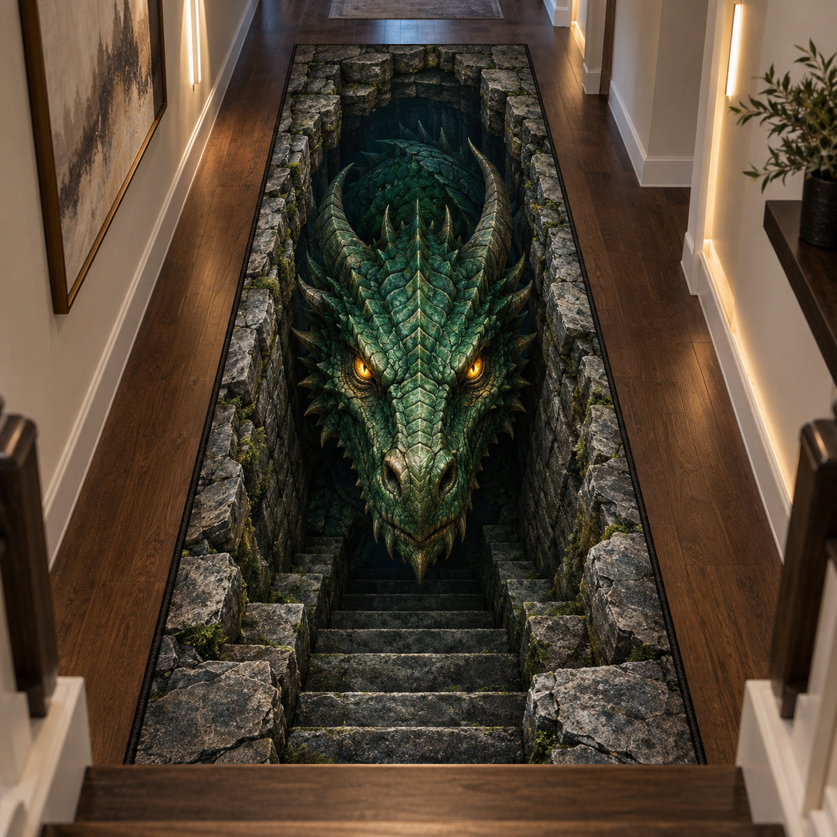 Emerald Abyss Runner Carpet SN0TV829