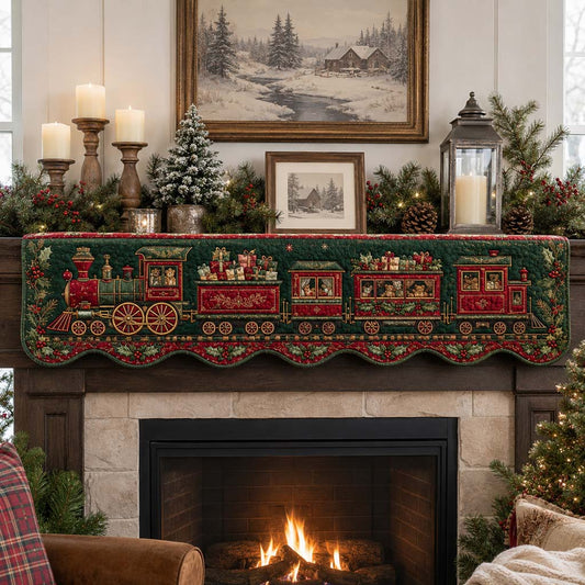 Emerald Forest Express Quilted Mantel Scarf SN0HH0274