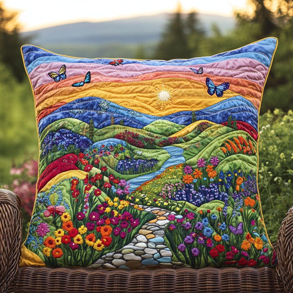 Enchanted Bloom Walk Quilted Pillow Case NCU0VL1272