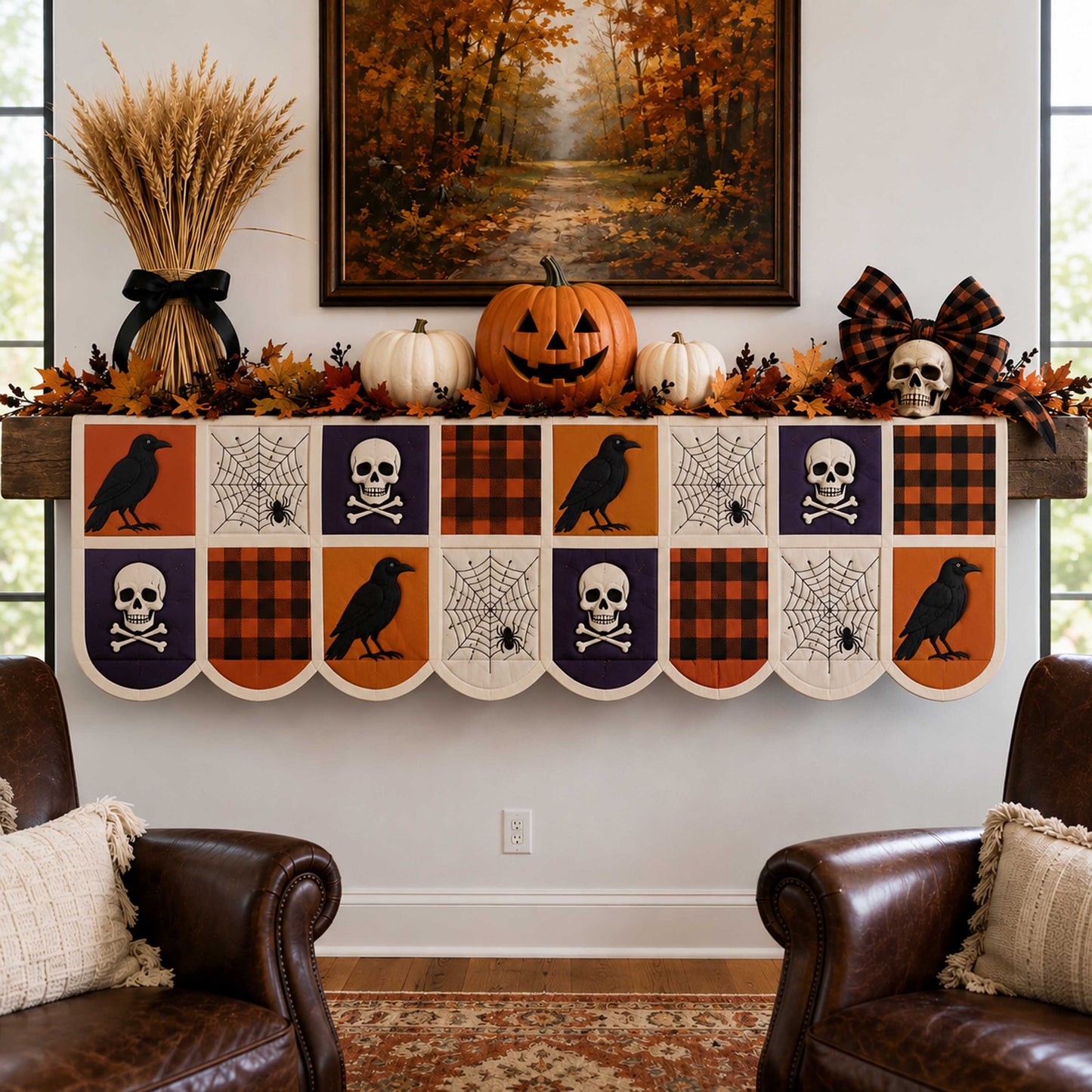 Enchanted Halloween Mantle Scarf SN0TD159