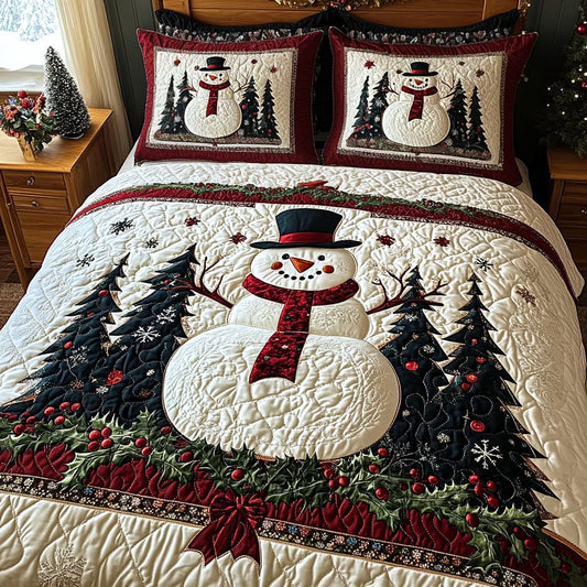 Enchanted Noel 3-Piece Quilted Bedding Set NCU0DV1818