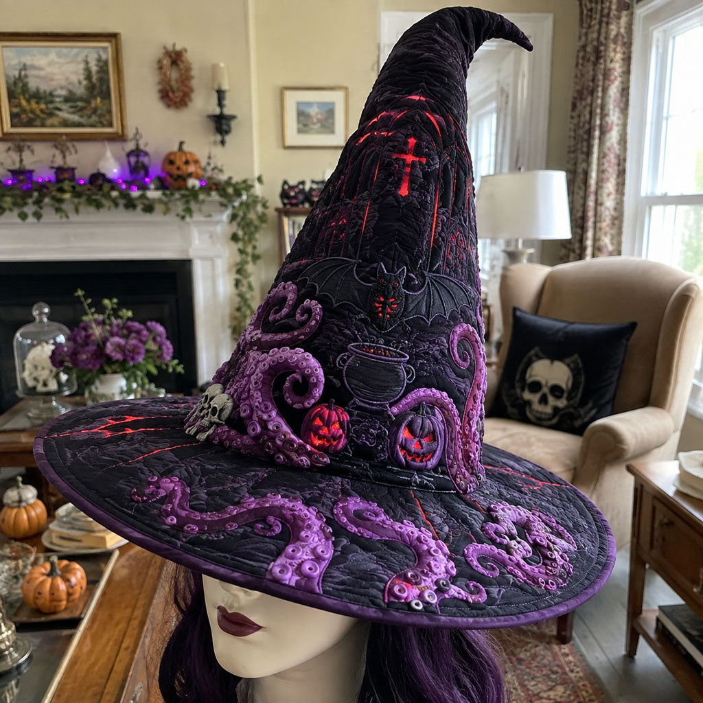 Enchanted Tentacles Quilted Witch Hat SN0PT756