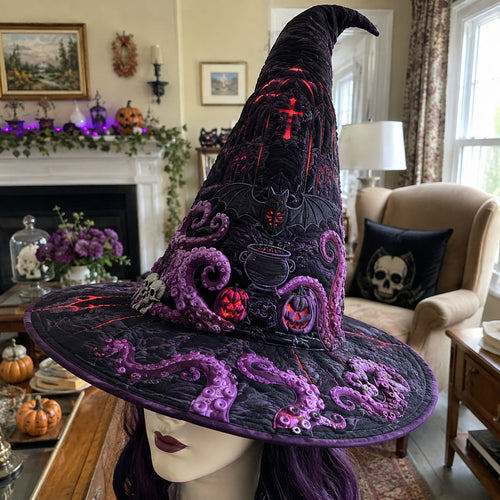 Enchanted Tentacles Quilted Witch Hat SN0PT756