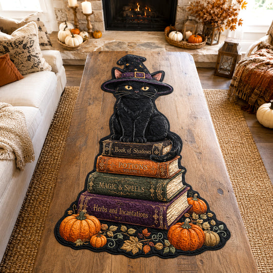 Enchanted Tomes Custom Shape Quilted Table Runner SN0TV012