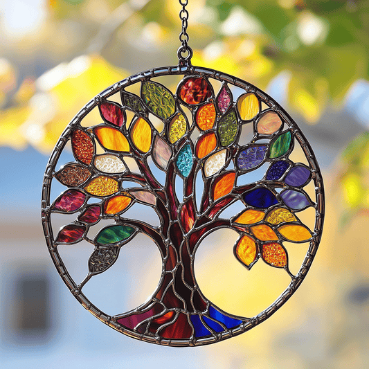 Eternal Life Tree - Window Hanging Suncatcher NCU0TH043