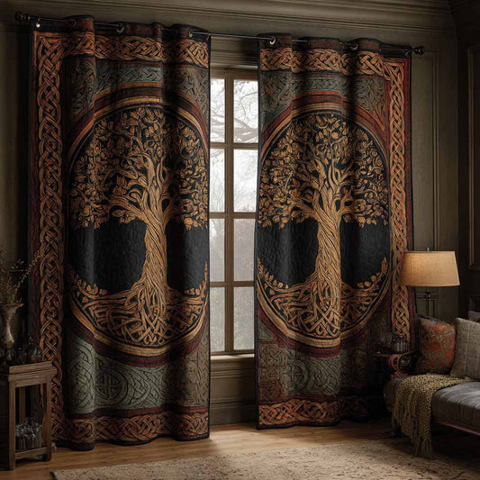 Eternal Canopy Quilted Curtains NCU0DX071