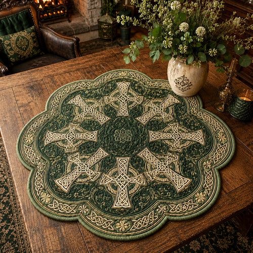 Eternal Heritage Custom Shape Quilted Table Topper SN0TV194