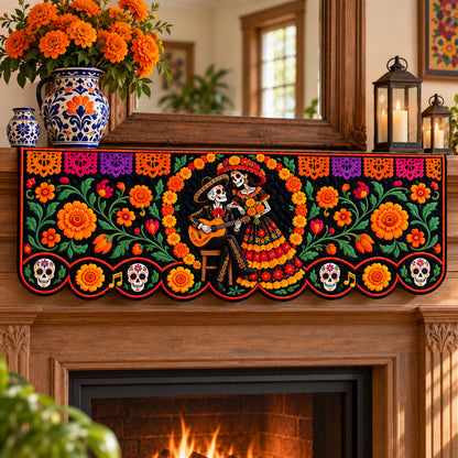 Eternal Remembrance Quilted Mantel Scarf SN0TD680