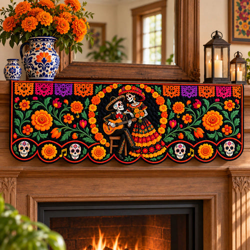Eternal Remembrance Quilted Mantel Scarf SN0TD680