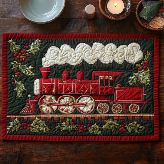 Evergreen Express Quilted Place Mat NCU0VH823