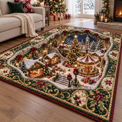 Evergreen Holiday Wonderland Area Rug SN0DV882