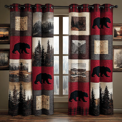 Evergreen Lodge Quilted Curtains NCU0DH755