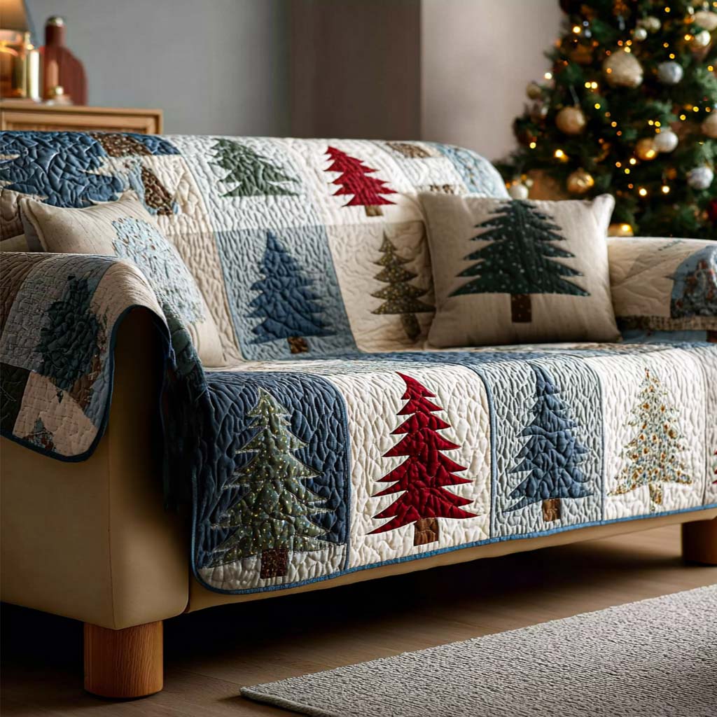 Evergreen Magic Quilted Sofa Cover NCU0NT11258