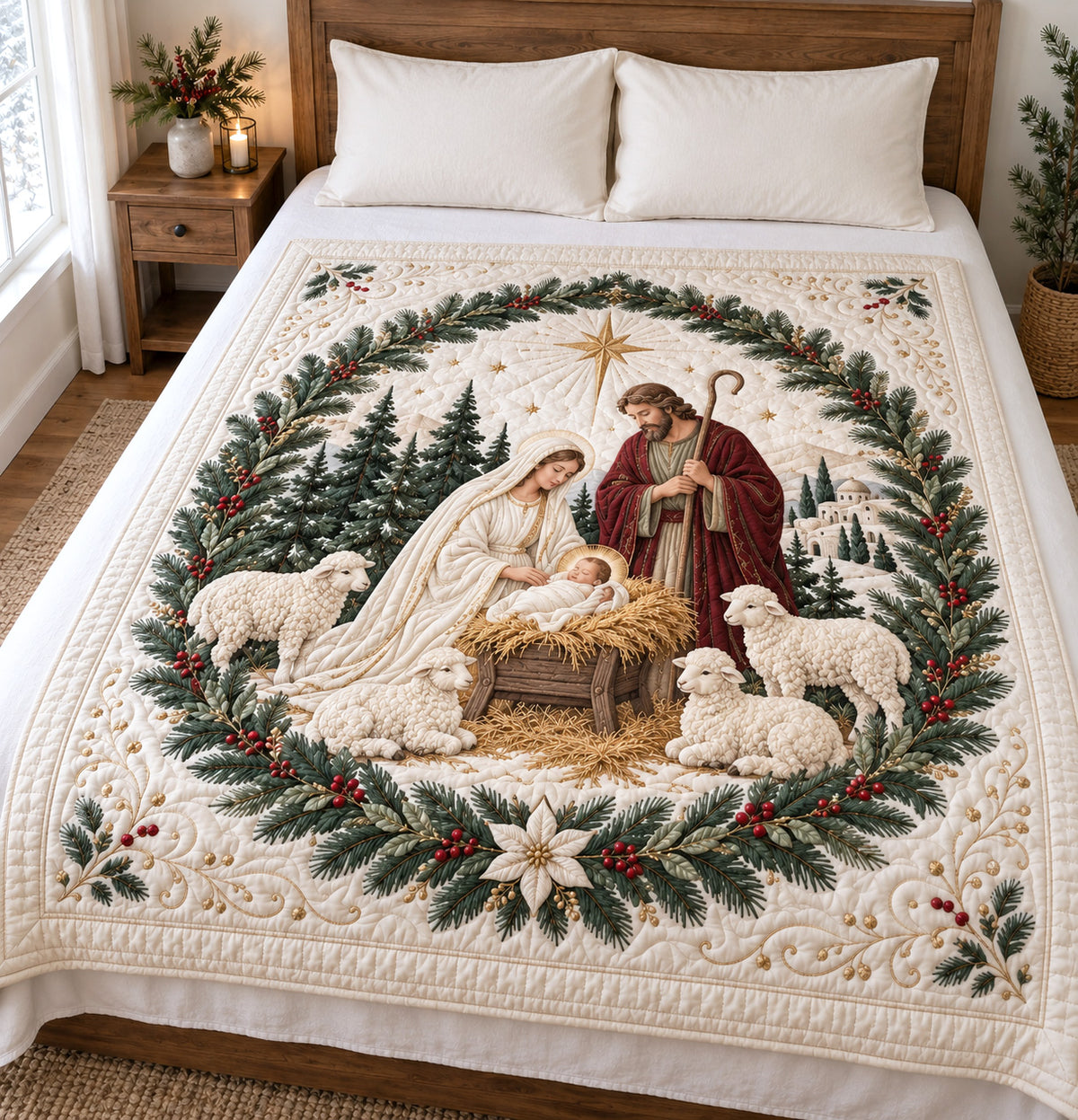 Everlasting Grace Quilted Blanket SN0TV813