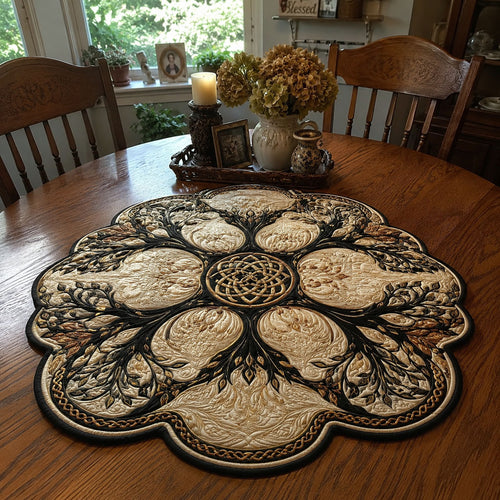 Everlasting Roots Custom Shape Quilted Table Topper SN0PT723