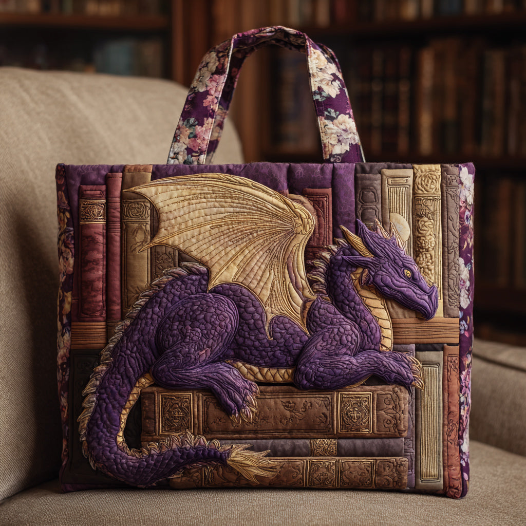 Fable Book Quilted Tote Bag NCU0HH714