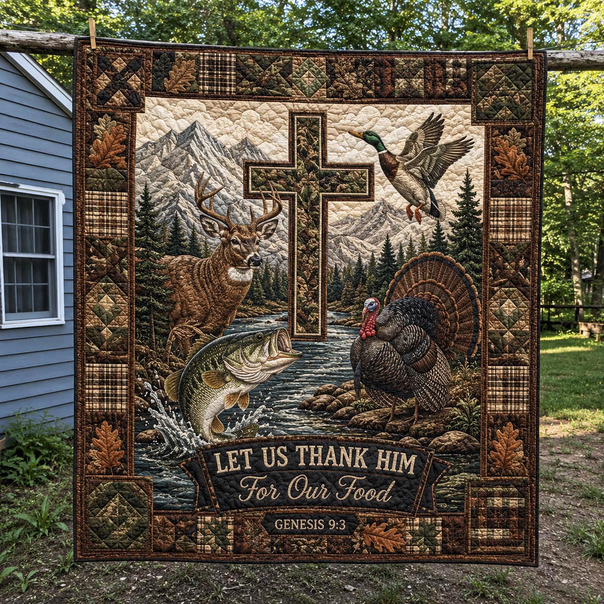 Faith In The Field Quilted Blanket SN0DV028