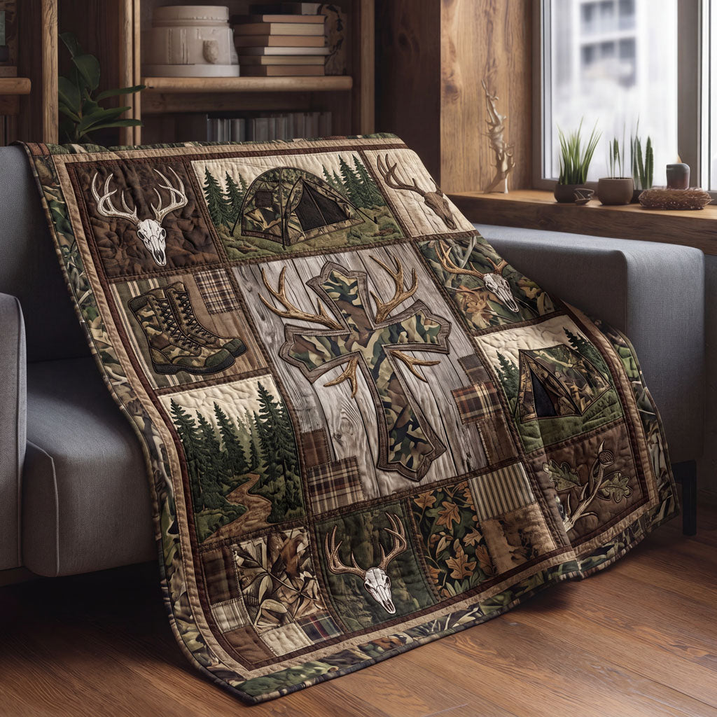 Faith Found In The Wilderness Quilted Blanket SN0PT056
