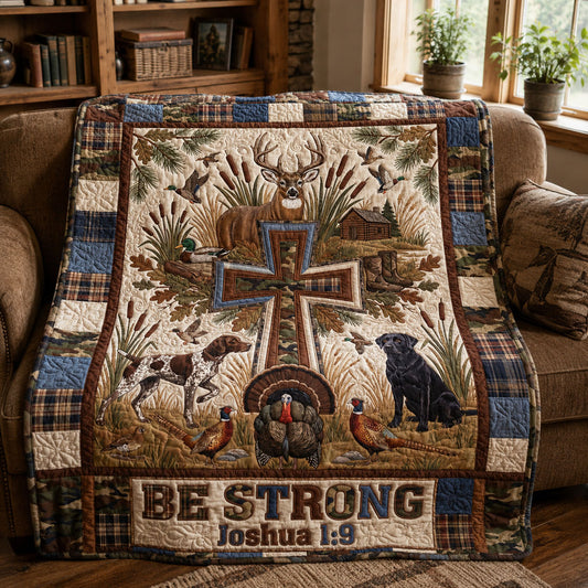 Faithful Armor Camo Quilted Blanket SN0PT066