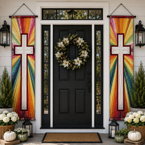 Faithful Blessings Welcome Door Banner SN0PT402