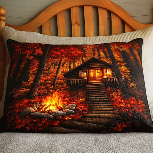 Fall Glow Quilted Bedding Pillow Case NCU0NT9305