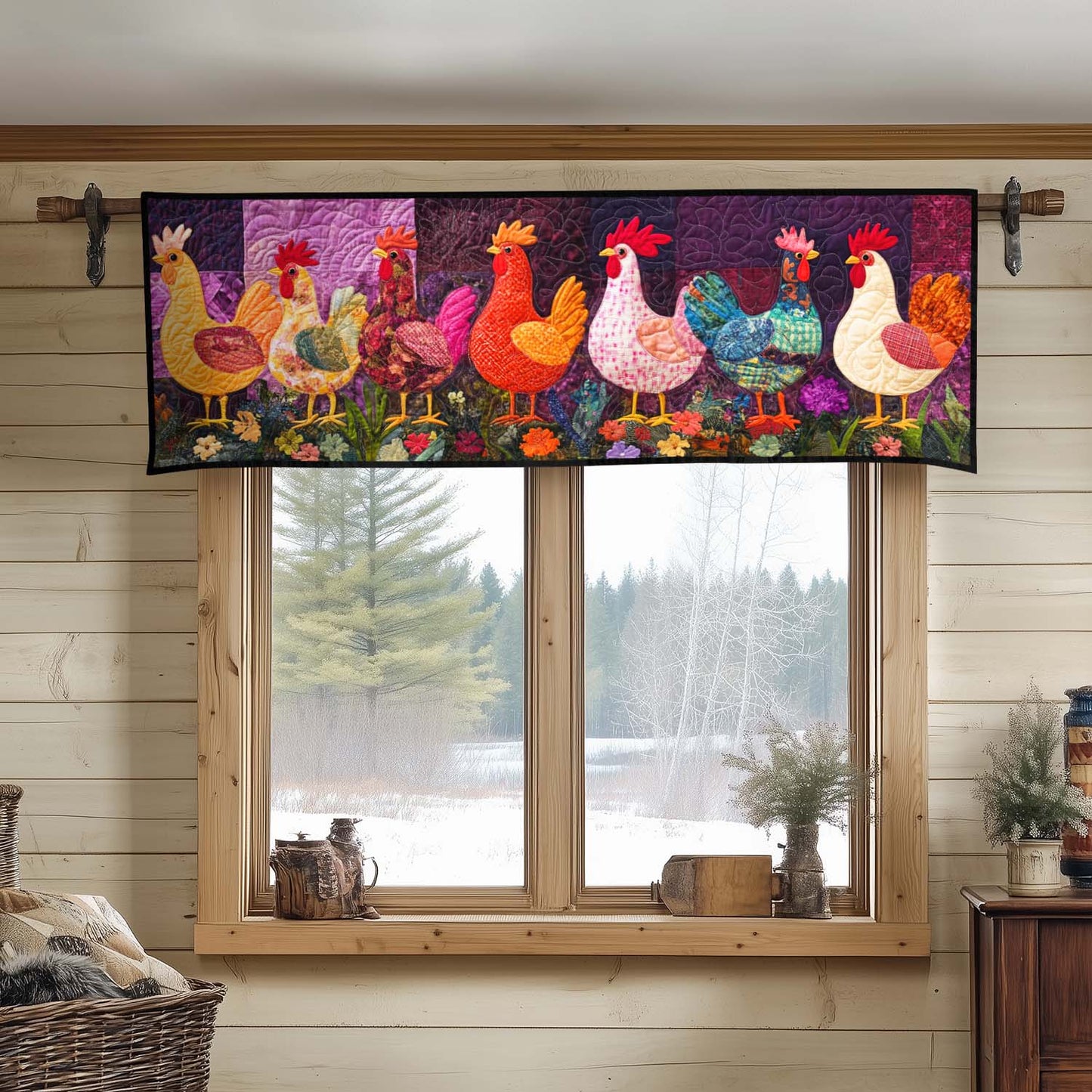 Farm Fresh Quilted Valance NCU0VH2858