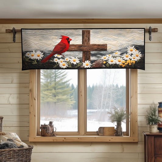Feathers of Faith Quilted Valance NCU0PT4967