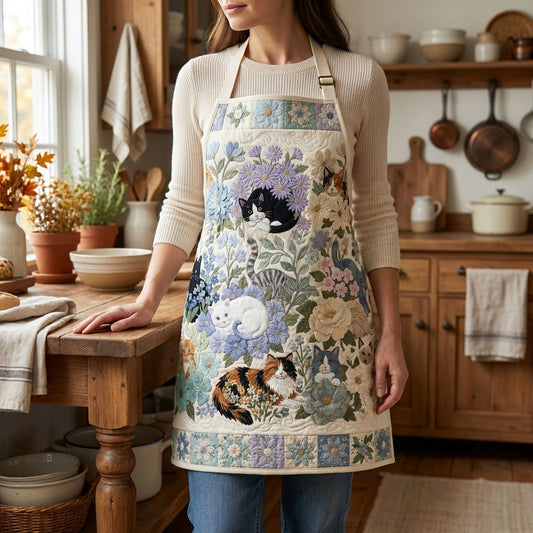 Feline Daydream Quilted Apron SN0PT172