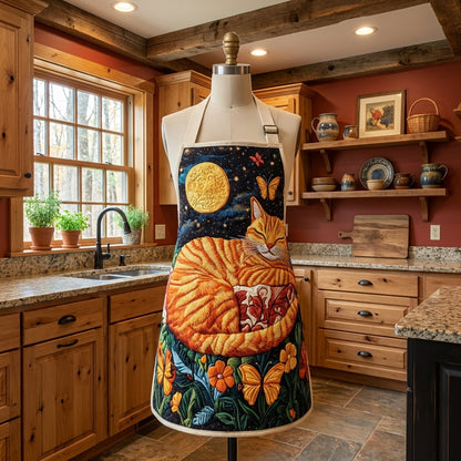 Feline Flourish Quilted Apron SN0PT147