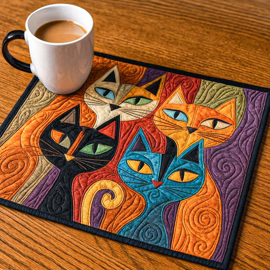Feline Frolic Quilted Placemat NCU0NT9191