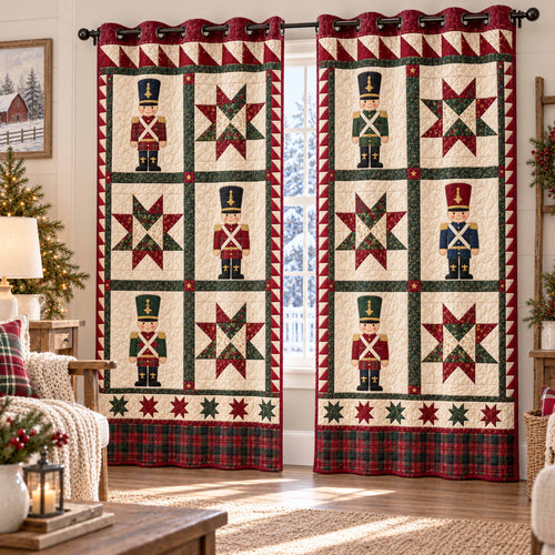 Festive Brigade Quilted Curtains SN0TD1094